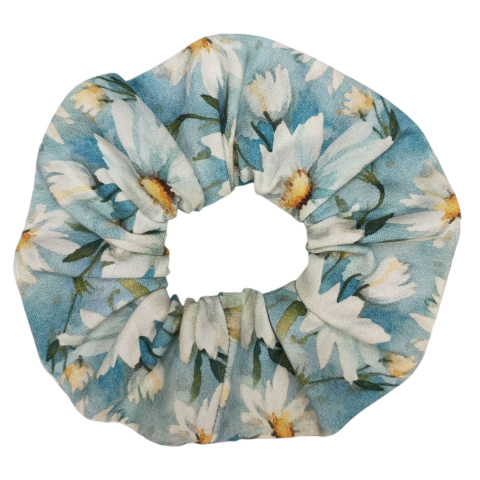 Scrunchie Stokrotki Scrunchie Stokrotki
