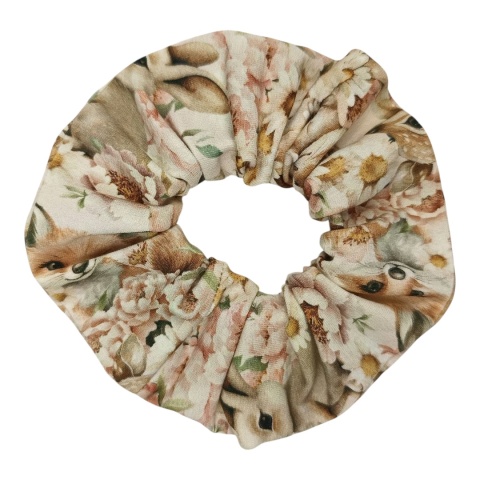 Scrunchie Zwierzaki w Kwiatach Scrunchie Zwierzaki w Kwiatach