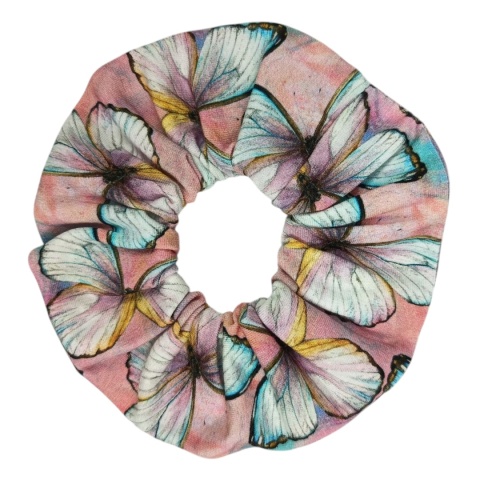 Scrunchie Kolorowe Motyle Scrunchie Kolorowe Motyle