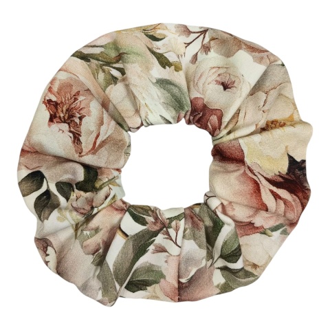 Scrunchie Retro Piwonie Scrunchie Retro Piwonie